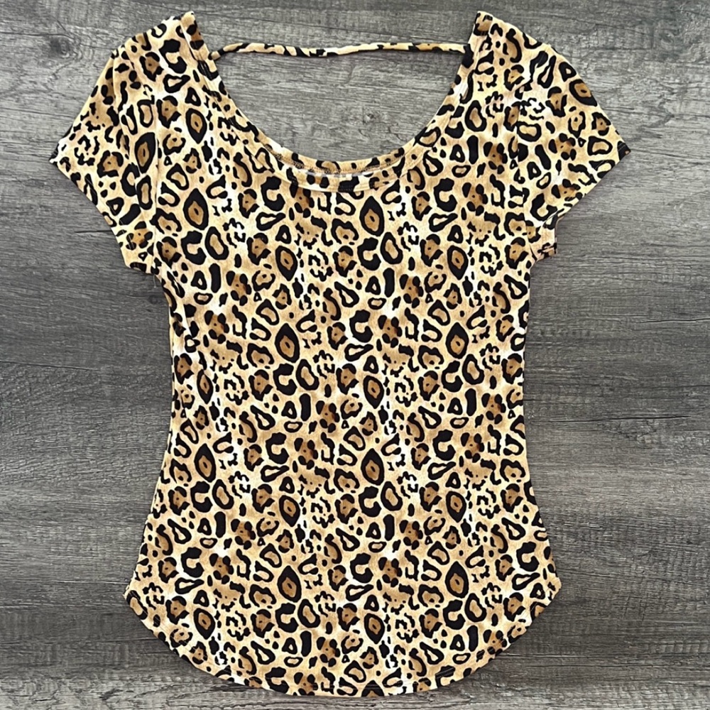 Leopard Print Women's Top